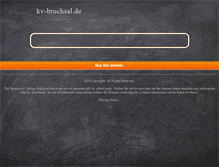 Tablet Screenshot of kv-bruchsal.de